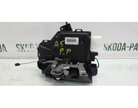 Замок передніх правих дверей Skoda Octavia A5 рестайл VAG (3D1837016AE)