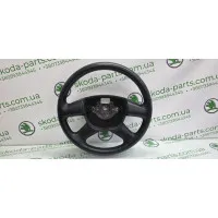 Рульове колесо Шкіряне Кермо без пошкоджень Skoda Octavia A5 рестайл 3T0419091G VAG (3T0419091G)