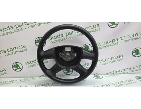 Рульове колесо Шкіряне Кермо без пошкоджень Skoda Octavia A5 рестайл 3T0419091G VAG (3T0419091G)