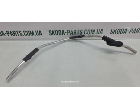 Направляюча тросу ручного гальма права Skoda Superb 2 3T0711952 вживана VAG (3T0711952)