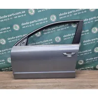 Двері передні ліві Skoda Superb 2 колір LF8L/2G2G VAG (3T0831055)