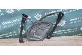 Механізм склопідіймача двері передньої правої Склопідіймач правий Skoda Superb 2 3t0837462A VAG (3T0837462A)