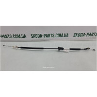 Тросік відмикання дверей задній Skoda Superb 2 3T0839085A VAG (3T0839085A)
