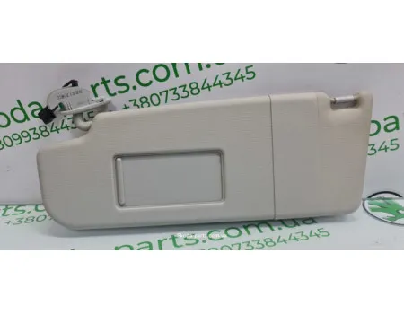 Козирьок сонцезахесний лівий з підсвіткою Skoda Superb 2 3T0857551Q VAG (3T0857551Q)