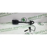 Замок паска безпеки передній лівий Skoda Superb 2 3T0858471 VAG (3T0858471)