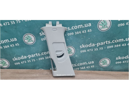 Накладка центральної стійки верхня ліва Skoda Superb 2 3T0867243D вживана VAG (3T0867243D)