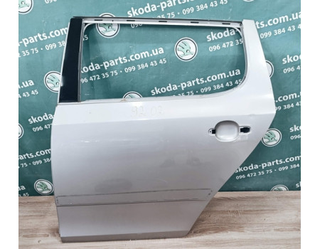 Двері дверка задня ліва Skoda Fabia New хетчбек 2008-2014р VAG (3T5833311A)