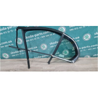 Скло дверей заднє ліве глухе хром сидан Skoda Superb 2 3T5845209AM VAG (3T5845209AM)