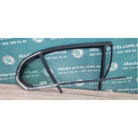 Скло зовнішнє дверей задніх правих Skoda Superb 2 седан VAG (3T5845210P)