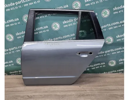 Двері задні ліві Skoda Superb 2 фарба LF8L/2G2G VAG (3T9833055)