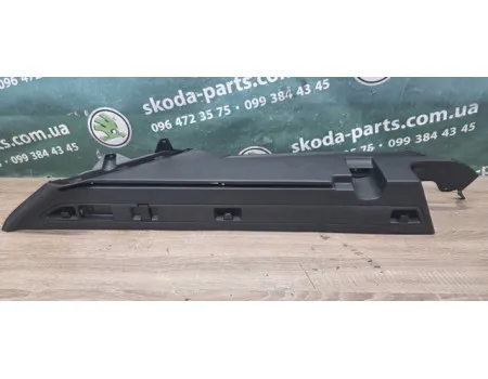 Панель полиці багажного відсіку ліва тримач  ролети багажника Skoda Superb 2 універсал VAG (3T9867761)