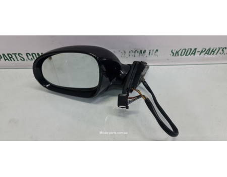 Дзеркало ліве електричне з аатоскладанням і пам'ятю Skoda Superb VAG (3U1857507AR01C)