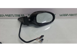 Дзеркало праве електричне з електроскладанням та пам'яттю Skoda Superb VAG (3U1857508AR01C)