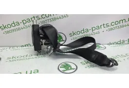 Пас безпеки задній лівий пасажирський Skoda Superb VAG (3U5857447HCP)