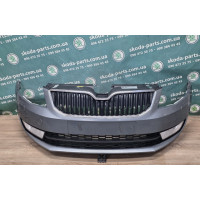 Бампер передній комплектний Skoda Octavia A7 до рестайл VAG (5E0807221AJ)