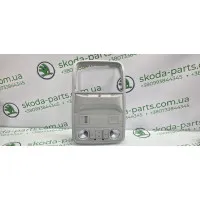 Плафон підсвітки салону центральний передній Skoda Octavia A7 5E0947105B VAG (5E0947105B)