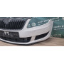Бампер передній білий Skoda Fabia II NEW 2010р-2014р рестайл VAG (5J0807221DA)