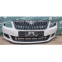 Бампер передній білий Skoda Fabia II NEW 2010р-2014р рестайл VAG (5J0807221DA)