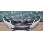 Бампер передній білий Skoda Fabia II NEW 2010р-2014р рестайл VAG (5J0807221DA)