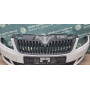 Бампер передній білий Skoda Fabia II NEW 2010р-2014р рестайл VAG (5J0807221DA)