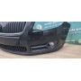 Бампер передній комплектний чорний колір 1z1z/9910 Skoda Fabia II до рестайл VAG (5J0807221T)