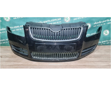 Бампер передній код фарби 9910 Skoda Fabia New 5J0807221T VAG (5J0807221T)