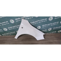 Крило переднє праве Skoda Fabia New 2008-2014р білий колір VAG (5J0821022ABA)