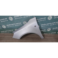 Крило переднє ліве сіре 9156 Skoda Fabia New VAG (5J0821161BJ)