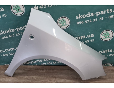 Крило переднє праве код фарби 9156 Skoda Fabia New вживане 5J0821162G VAG (5J0821162G)
