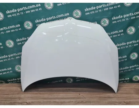 Капот Skoda Fabia II new до рестайл колір білий 1026 VAG (5J0823031AA)