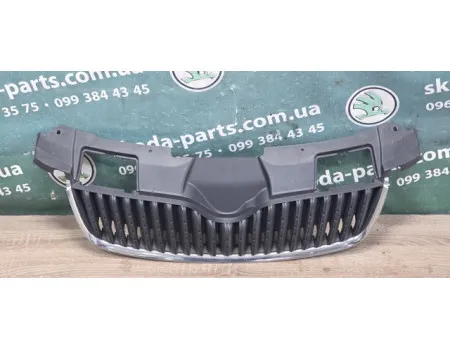 Решітка радіатора Skoda Fabia II до рестайл VAG (5J0853607) Решітка радіатора Skoda Fabia II до рестайл VAG (5J0853607)