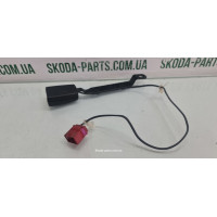 Замок паска безпеки передній лівий Skoda Fabia II New 5J0858471A вживаний VAG (5J0858471A)