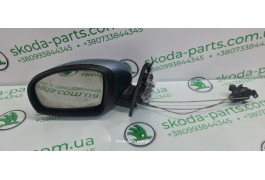 Дзеркало ліве механічне Skoda Roomster 5J1857501AR3 VAG (5J1857501AR3)
