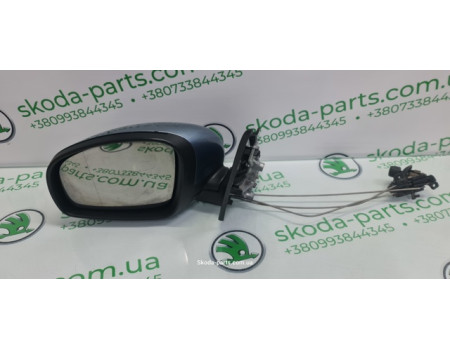 Дзеркало ліве механічне Skoda Roomster 5J1857501AR3 VAG (5J1857501AR3)