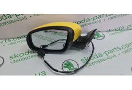 Дзеркало ліве електричне Skoda Fabia II New 5J1857501BF VAG (5J1857501BF)