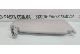 Сонцезахисних козирьок лівий Skoda Fabia New вживаний 5J1857551 VAG (5J1857551)