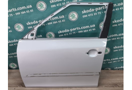 Передня ліва дверка сіра 9156 Skoda Fabia New 5J6831311DG вживана VAG (5J6831311DG)
