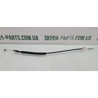 Трос відкривання двері передньої Skoda Fabia 2  5J6837085H вживаний VAG (5J6837085H)