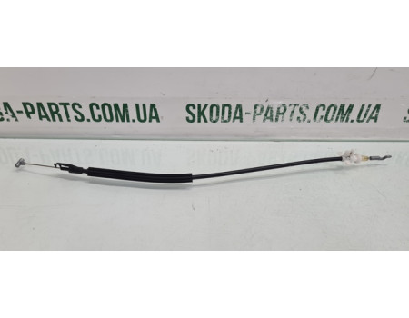 Трос відкривання двері передньої Skoda Fabia 2  5J6837085H вживаний VAG (5J6837085H)