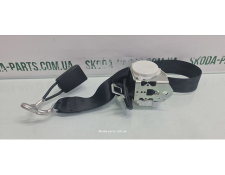 Пас безпеки задній центральний з замком Skoda Fabia New 5J6857807A VAG (5J6857807A)