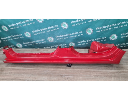 Поріг зовнішній лівий з підсилювачем Skoda Fabia New вживаний 5J9809605D VAG (5J9809605D)