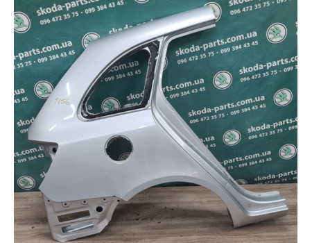 Крило заднє праве колір 9156 Skoda Fabia New універсал 5J9809606 VAG (5J9809606)