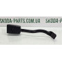 Фіксатор паска безпеки передній лівий Skoda Octavia A5 VAG (5P0857755C)