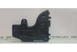 Захист днища задній лівий Skoda Octavia A7 5Q0825206L VAG (5Q0825206L)