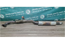 Резонатор 1.2 бензин Skoda Fabia New 6Q0253091AA VAG (6Q0253091AA)