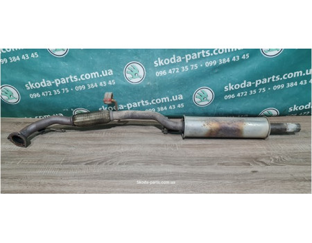 Резонатор 1.2 бензин Skoda Fabia New 6Q0253091AA VAG (6Q0253091AA)