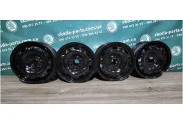 Диск стальний R14 ET35 5×100 5j×14H2 Skoda Fabia VAG (6Q0601027H)