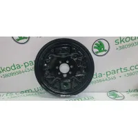 Захисний щит гальмівного барабану задній правий Skoda Fabia 6Q0609452 VAG (6Q0609452)