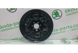 Захисний щит гальмівного барабану задній правий Skoda Fabia 6Q0609452 VAG (6Q0609452)