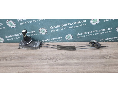 Троси куліса перемикання передач селектора Skoda Fabia New 1.4 бензин VAG (6Q0711266AC)